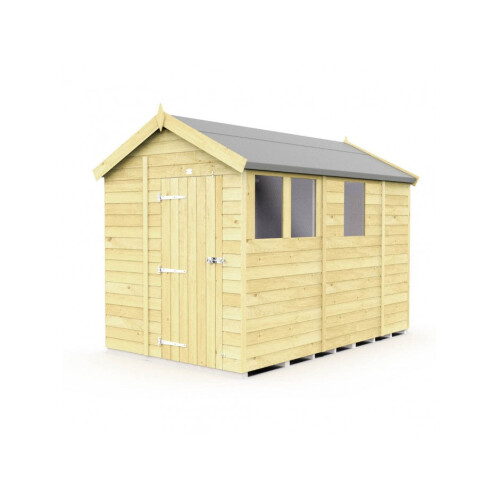 7 x 9 Apex Shed Tanalised (Single Door, With Windows) 2