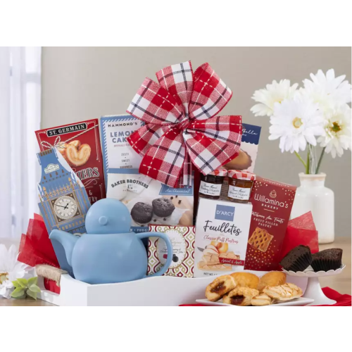 Wine Country Gift Baskets Tea and Bakery Collection
