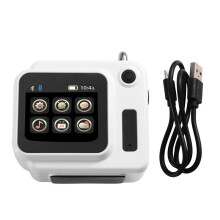 Portable Speaker with Quartz Light,Color Screen,TF Card,APP Music Sync,Calculator Cute Desktop Decoration