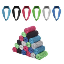 10 Pcs Cooling Towels for Neck with Snap Button Ice Cold Mesh Sports Cooling Neck Wraps for Running, Yoga, Camping