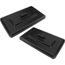 2 Pieces Top Hopper  Lids Spare Parts Rectangle Covers Soft Ice Cream Machines New Fittings Replacements