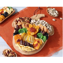 Wine Country Gift Baskets Dried Fruit and Nut Acorn Cutting Board - 26 oz