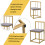 Six-seater dining table set: dining table ,chairs 13