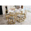 Six-seater dining table set: dining table ,chairs 18