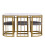 Six-seater dining table set: dining table ,chairs 21