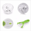Food Chopper,Super Easy Pulling Hand Held Vegetable Fruit Mixer/Blender (Green) 4