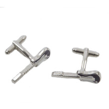 Electric Guitar Cufflinks - Purple & Silver