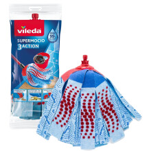 Vileda SuperMocio 3 Action Microfibre Mop Refill Head