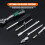 53Pcs Auto Tool Set - Chrome Vanadium Steel 10