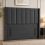 (Beige Plush, Single 3ft) Plush 54" Winged Panel Headboard for Divan 6
