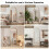 Living And Home Modern Arched Metal Floor Mirror 6