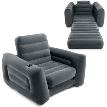Puhallettava nojatuoli, patja, leposohva, sänky 2in1 INTEX - 221x107x66 cm