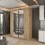 MN Furniture Double Sliding Mirror Wardrobe Shelves Votan 150cm 1