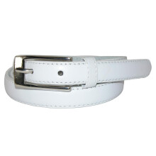 CTM Women's Skinny 19 mm Leather Dress Belt (Pack of 2)