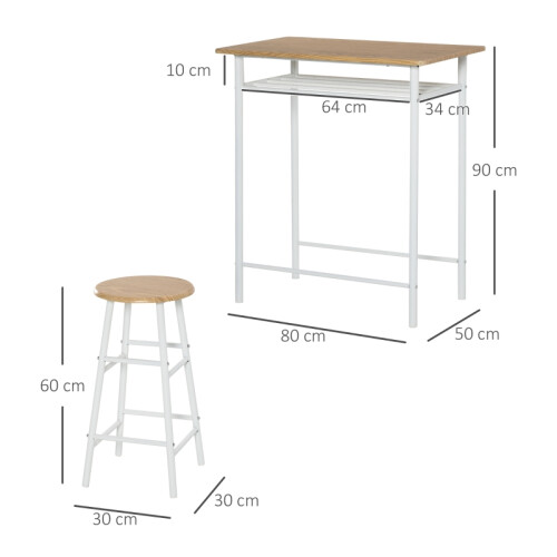 Bar Table Set, Bar Table and Stools Set 1