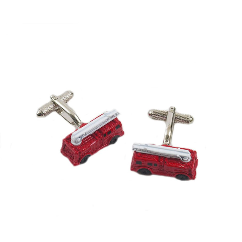 Red Fire Engine Cufflinks