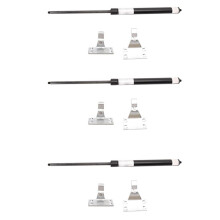 3X Under Pressure 50Kg Bed Hydraulic Hinge Force Lift Support Furniture Gas Spring Cabinet Door Kitchen Cupboard