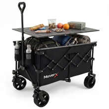 MoverX 120L/150kg Camping Tabletop Trolley - Black