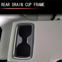 Car Back Row Water Cup Holder Frame Rear Armrest Cup Holder Trim Sticker for Grand Highlander 2024