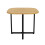 Dining Table and Chairs set 4, Square Wooden 5