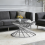 AINPECCA (Silver Coffee Table) Luxury Bedside Table Home 7