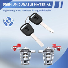 Zestaw Zamków Drzwi Samochodowych z Kluczami Cylinder Zamka Drzwi Samochodowych 72145-S73-003 72146-S73-003 do Hondy 2002-2005
