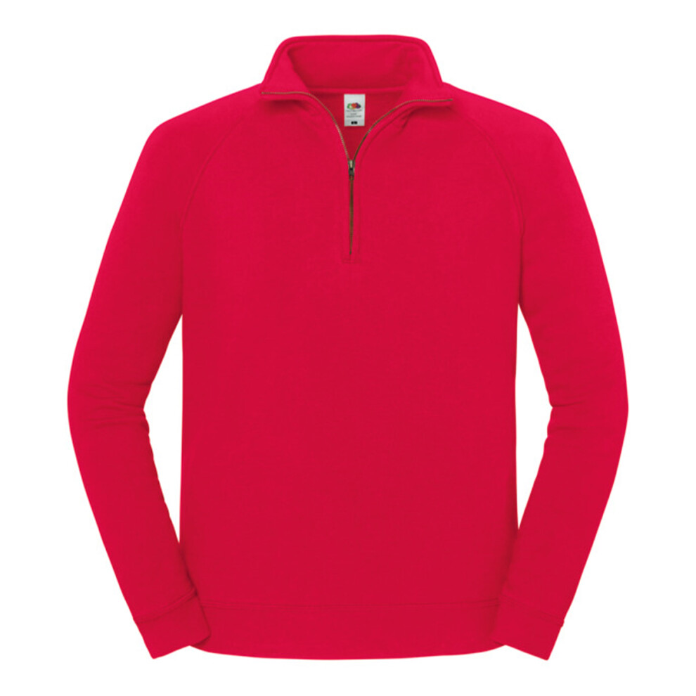 Fruit Of The Loom (L, Red) Unisex Adult Iconic Premium Sweatshirt