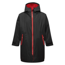 (9-13 Years, Black/Red) TriDri Childrens/Kids Changing Robe