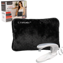 Rechargeable Electric Hot Water Bottle Bed Hand Warmer Massaging Cozy Heat Pad