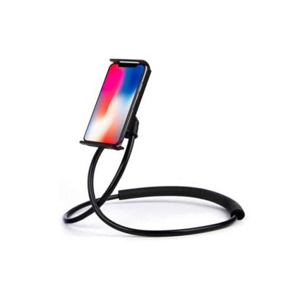 Smart Accessories Gooseneck Universal Phone Holder Black | Flexible Adjustable Mobile Stand Clamp