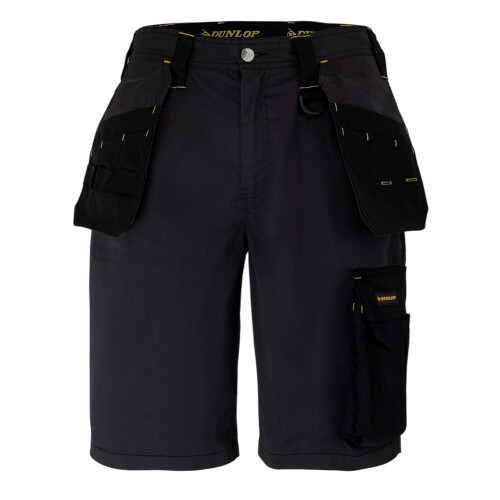 Dunlop (S, Charcoal/Black) Dunlop Mens On Site Work Shorts