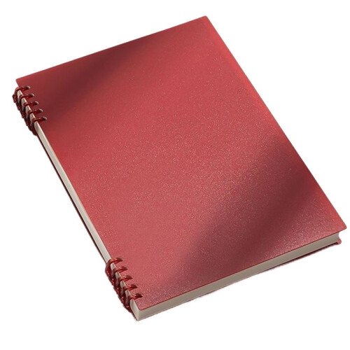 B5 Vintage Aesthetic Notebook with Replaceable Refill and Spiral Ring for Office School A