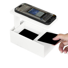 Escáner Portátil para Tarjetas Coleccionables de Tamaño Estándar con Soporte para Teléfono.