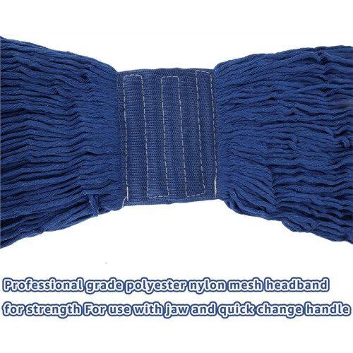 4 Pack Commercial String Mop , Replacement Heavy Duty Mop  Refills, Loop-End Mop  for Home, Industrial 1