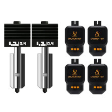 2set for P2S Removable Hardened Steel Nozzle Hot End 0.4mm 3D Printer Replacement Hotend W/2pcs Silicone Socks