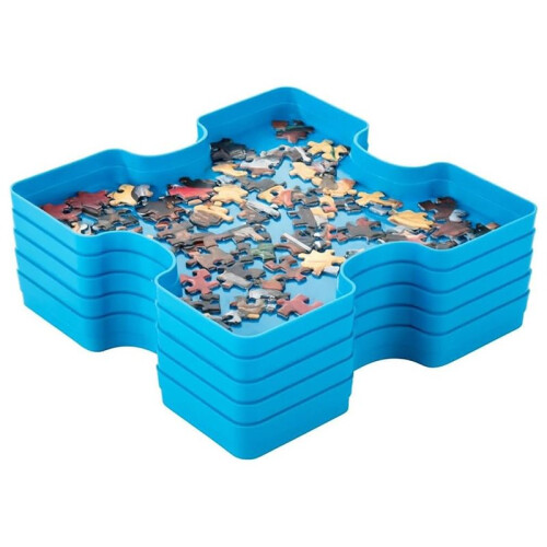 Puzzle Sorter Trays for 1000 Piece Jigsaws Stackable & Interlocking  Plastic Organiser for Puzzle Lovers
