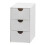Desk Organizer with 3 Drawers Multifunctional Dustproof Stackable Office Supplies Organiser 1