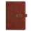 Retro A5 Leatherbound Notebook Soft Leather U-Shaped Magnetic Buckle Business Office Notebook Diary Notebook Brown 1