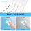 Dimensional Magnetic Transparent Acrylic Weekly Plan Notes Message Board Erasable DIY Magnetic Refrigerator Sticker 7