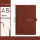Retro A5 Leatherbound Notebook Soft Leather U-Shaped Magnetic Buckle Business Office Notebook Diary Notebook 6