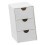 Desk Organizer with 3 Drawers Multifunctional Dustproof Stackable Office Supplies Organiser 2