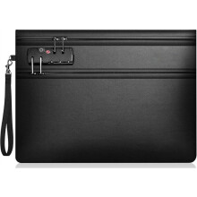 Bolsa para Documentos À Prova de Fogo de 6400F com Trava, Material Isolante Térmico de 12 Camadas, Bolsa Segura Contra Incêndio, Protege Documentos