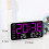 Frameless Digital Clock, Multi-Functional Wall-Mounted/Standing Clock, Minimalist Digital Display Clock 7