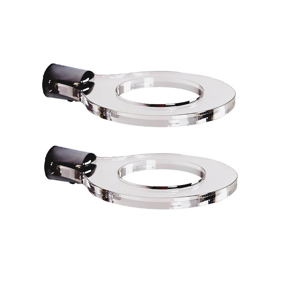 Photos - Other Furniture Zandona 2pcs Wall Mounted Transparent Acrylic Lightsaber Stand - 1 Hole Vertical Display Stand Suitable for Wall Mounting
