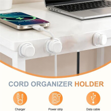 2026 New 6-Pack Magnetic Cord Organizer, Desk Cable Management System, Adhesive Wire Clips for Home, Office, Car