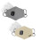 Aquarius PM2.5 Face Mask Replacement Filters Pack of 10 Protective Inserts 4