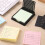 Sticky Note Stencil Template,Sticky Notes Dispenser,Reusable Note Organizer,Sticky Pads Dispenser with Stencil Gray 7