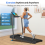 2 in 1 Walking Pad Inclined Home Treadmill 9