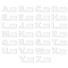 26pcs Alphabetical A-Z Organizer Divider CD DVD Vinyl Record Separator for Music Album File Storage for Office Home