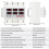 Three Phase Adjustable over and Under Voltage Protector Relay with Current Protection with Automatic Reset Function 63A 6